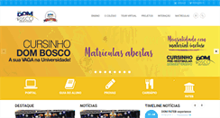 Desktop Screenshot of ocolegio.domboscotb.com.br